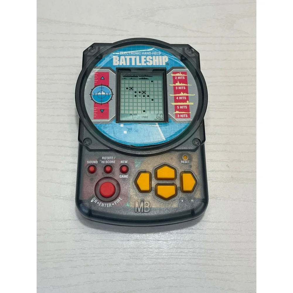 VTG‎ MB Electronic Handheld Battleship Game Retro Portable LCD Screen